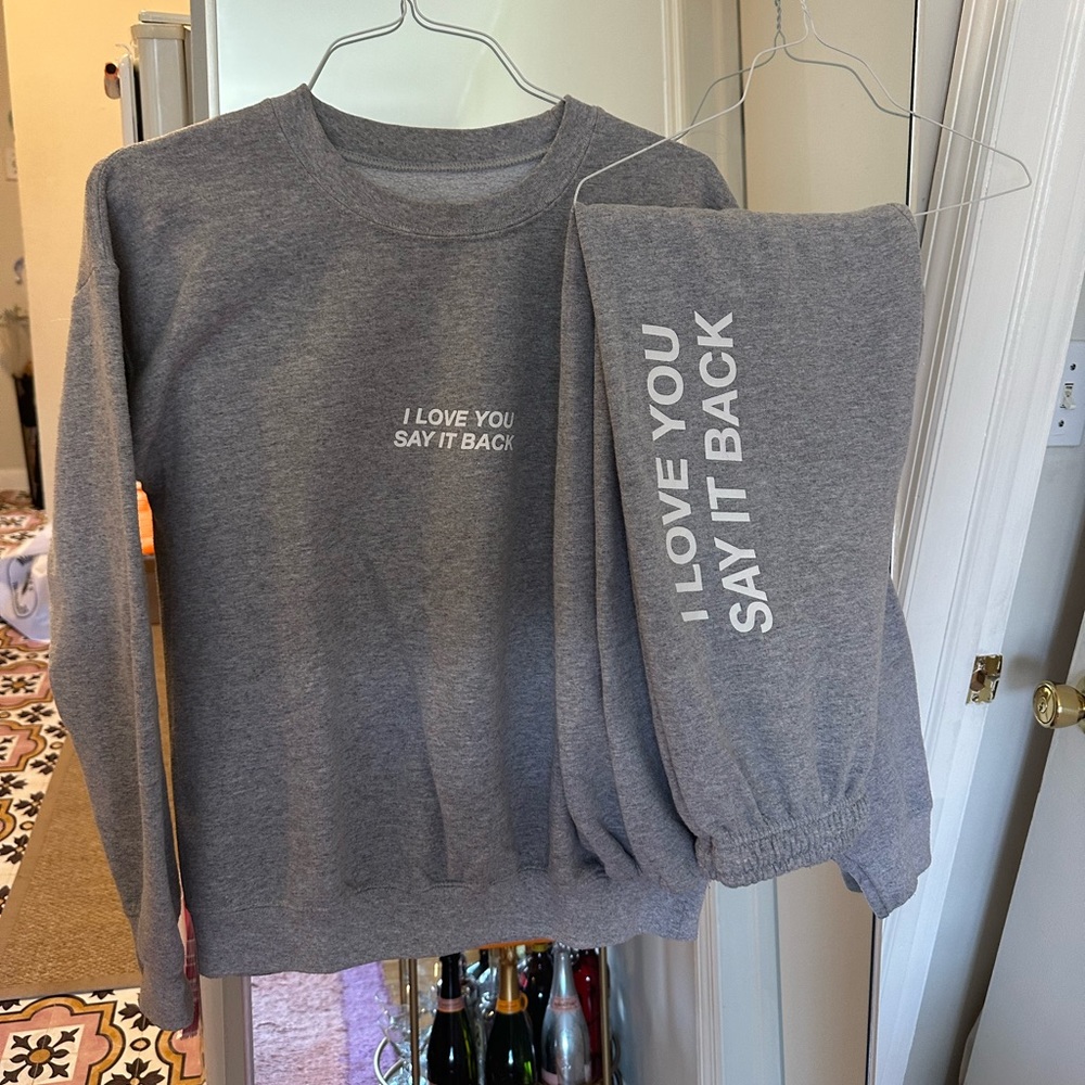 Lonely Ghost “I love you say it back” Sweatsuit